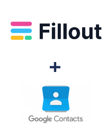 Integration of Fillout and Google Contacts