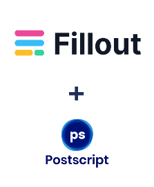 Integration of Fillout and Postscript