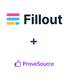 Integration of Fillout and ProveSource