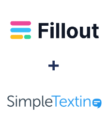 Integration of Fillout and SimpleTexting