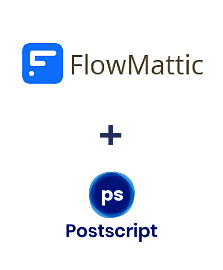 Integration of FlowMattic and Postscript