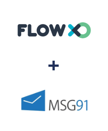 Integration of FlowXO and MSG91