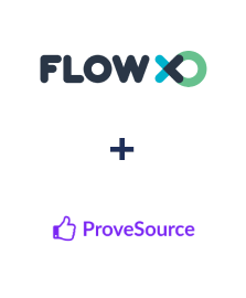 Integration of FlowXO and ProveSource
