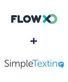Integration of FlowXO and SimpleTexting
