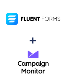 Integration of Fluent Forms Pro and Campaign Monitor