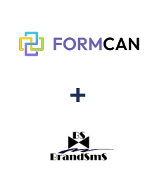 Integration of FormCan and BrandSMS 
