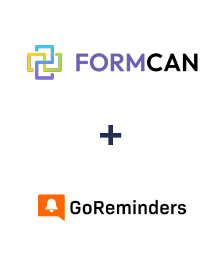 Integration of FormCan and GoReminders