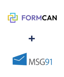 Integration of FormCan and MSG91