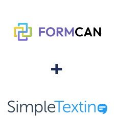 Integration of FormCan and SimpleTexting