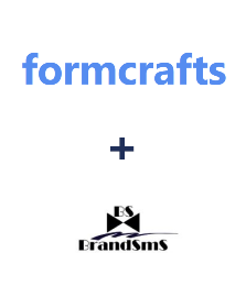 Integration of FormCrafts and BrandSMS 