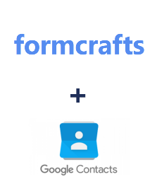 Integration of FormCrafts and Google Contacts