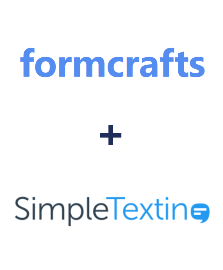 Integration of FormCrafts and SimpleTexting