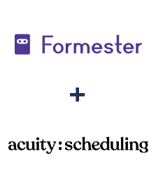 Integration of Formester and Acuity Scheduling