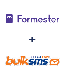 Integration of Formester and BulkSMS