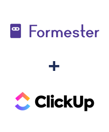 Integration of Formester and ClickUp