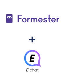 Integration of Formester and E-chat