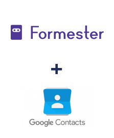 Integration of Formester and Google Contacts