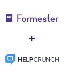 Integration of Formester and HelpCrunch