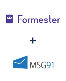 Integration of Formester and MSG91