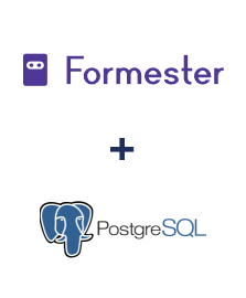 Integration of Formester and PostgreSQL