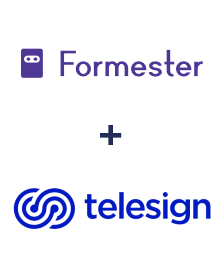 Integration of Formester and Telesign