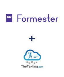 Integration of Formester and TheTexting