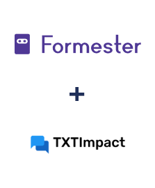 Integration of Formester and TXTImpact