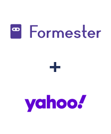 Integration of Formester and Yahoo!