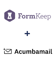 Integration of FormKeep and Acumbamail
