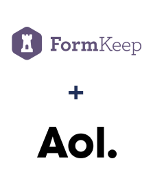 Integration of FormKeep and AOL