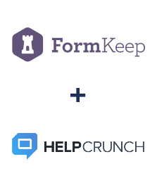 Integration of FormKeep and HelpCrunch