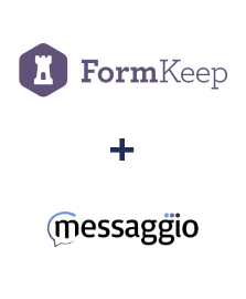 Integration of FormKeep and Messaggio