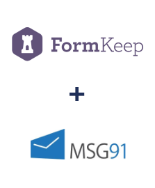 Integration of FormKeep and MSG91