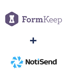 Integration of FormKeep and NotiSend Integration of FormKeep and NotiSend
