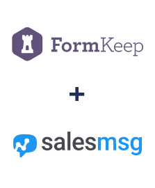 Integration of FormKeep and Salesmsg