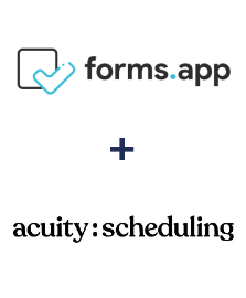 Integration of forms.app and Acuity Scheduling