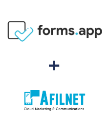 Integration of forms.app and Afilnet