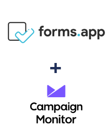 Integration of forms.app and Campaign Monitor