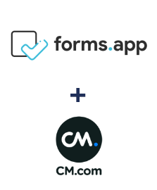 Integration of forms.app and CM.com