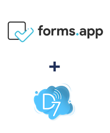 Integration of forms.app and D7 SMS