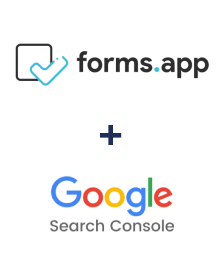 Integration of forms.app and Google Search Console