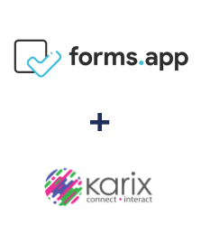 Integration of forms.app and Karix