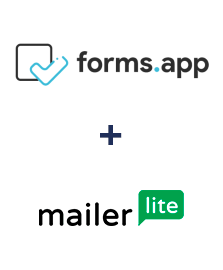 Integration of forms.app and MailerLite