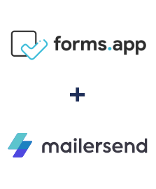 Integration of forms.app and MailerSend