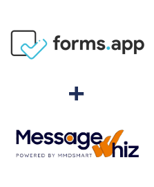 Integration of forms.app and MessageWhiz