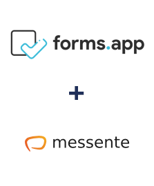 Integration of forms.app and Messente