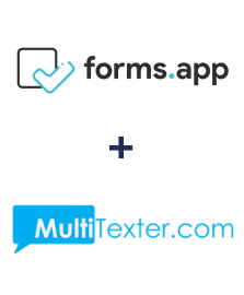 Integration of forms.app and Multitexter