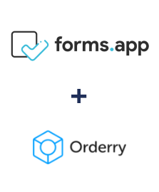 Integration of forms.app and Orderry