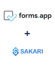 Integration of forms.app and Sakari