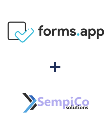Integration of forms.app and Sempico Solutions